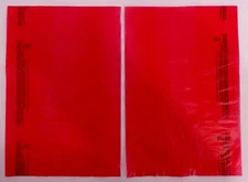 1000 Qty. Red 6 1/4" x 9 1/4" High-Density Plastic Merchandise Bag Extra Small