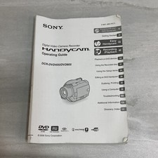 Sony DCR-DVD405 DCR-DVD805 Operation Guide Manual Instructions     