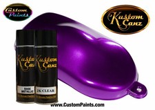 BASE METALLIC PURPLE AEROSOL CAN KIT 12oz. MOTORCYCLE, AUTOMOTIVE, HOK,