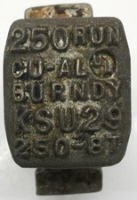 KSU29 BURNDY USED CROSS FLAT-1.38 X LENGTH 2....