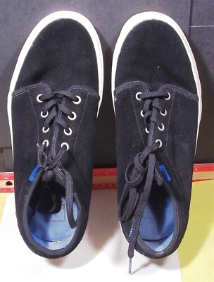 Vans Off The Wall black suede sneakers Men\'s 8 Women\'s 9.5, never worn Never Worn Vans Old Skool V Suede Canvas Shoe US Men... | Depop main image 4