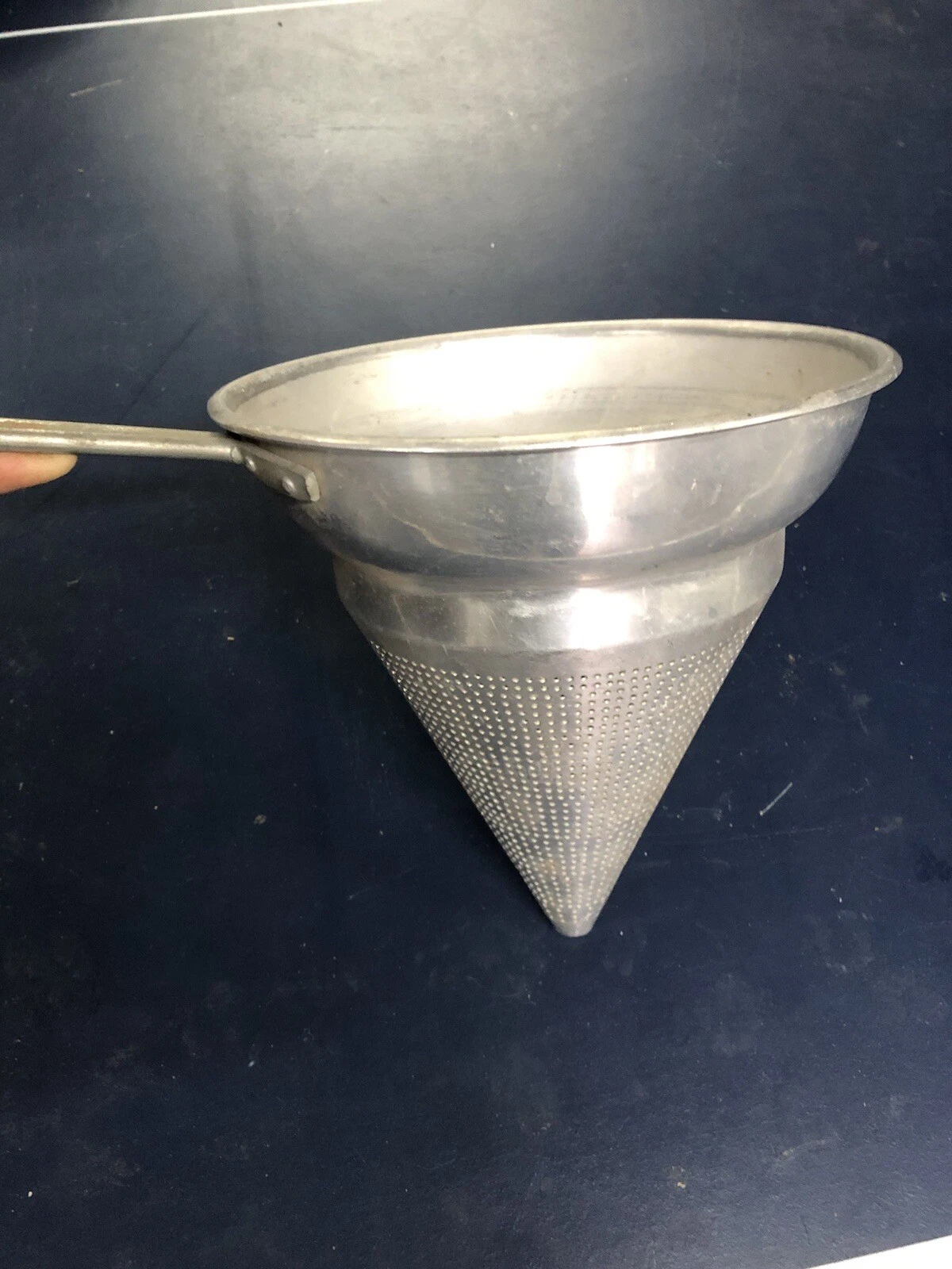 Vintage Alum Wear-Ever 462 Canning Sieve Cone Strainer Juicer Food Mill Colander