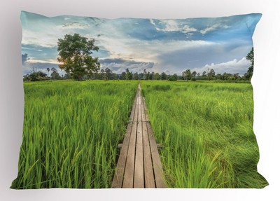Oriental Asian Pillow Sham Decorative Pillowcase 3 Sizes Bedroom Decoration