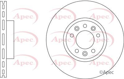 Genuine Apec Front Brake Discs & Pads Set Vented for Citroen Dispatch