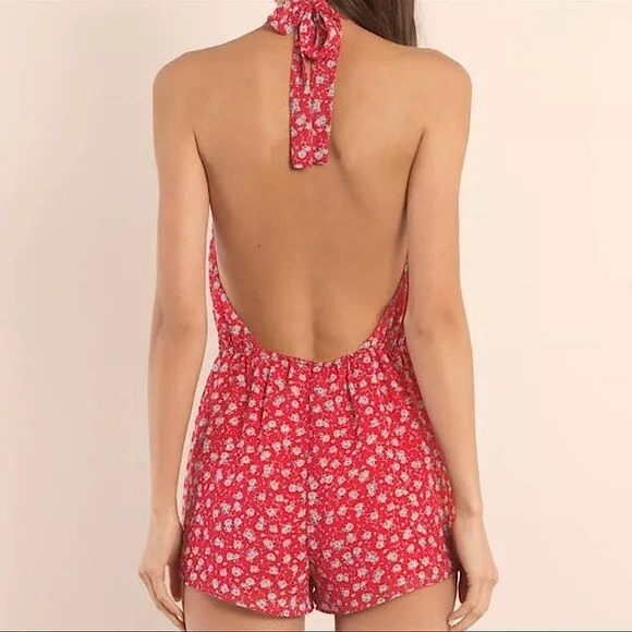 Tobi red jumpsuit sale