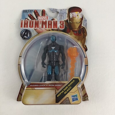 Marvel Avengers Iron Man 3 Hydro Schock Action Figure Repulsor Surge New Hasbro