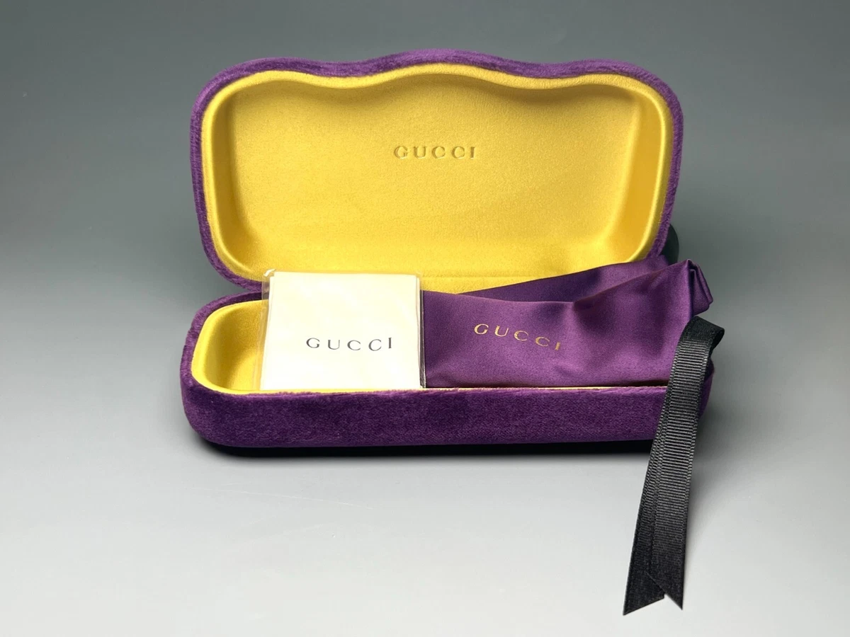 Authentic Gucci designer women's sunglasses with monogrammed case