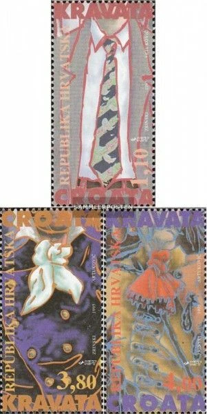 Kroatien 306I-308I (kompl.Ausg.) postfrisch 1995 Geschichte der Krawatte - Bild 1 von 1