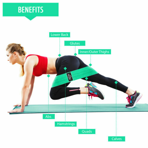 Set Di Fasce Elastiche Per Allenamento - 12 Pezzi Con Accessori Per Yoga, Palestra E Casa