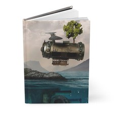 Curious Contraption Steampunk Weird Retro Futuristic Hardcover Journal
