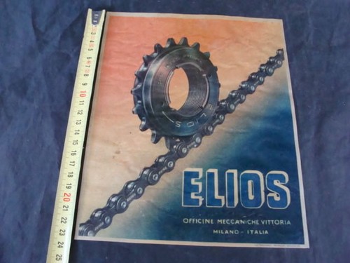 Pubblicità Elios Officina Meccanica Vittoria Milano vintage bici Bianchi  Frejus | eBay