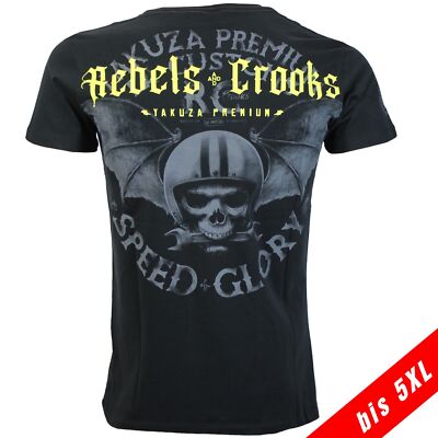 Yakuza Premium Herren T-Shirt 3613 schwarz in Größe S bis 5XL