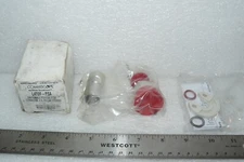 COMMSCOPE ANDREW L4TDF-PSA COAXIAL DIN FEMALE POSITIVE STOP CONNECTOR NEW 