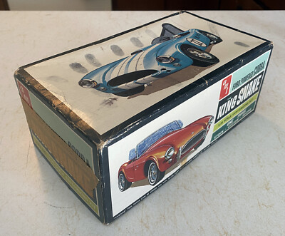 #ad BOX ONLY: King Snake Ford Powered Cobra AMT Model #2370 170: 3 In 1 vintage $22.99