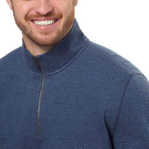 Calvin Klein Jeans Mens ¼ Zip Long Sleeves Pullover XXL Navy  