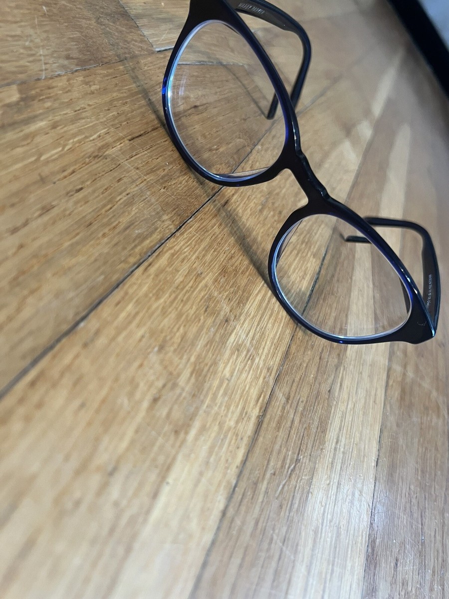 Warby Parker Whalen W 356 Blue Round Eyeglasses Frames 53-19  display picture 1