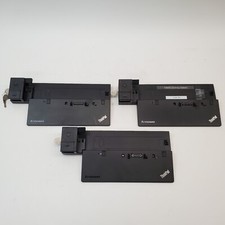 3x Genuine Lenovo ThinkPad Ultra Dock Type 40A2 Docking Station WITHOUT ADAPTERS