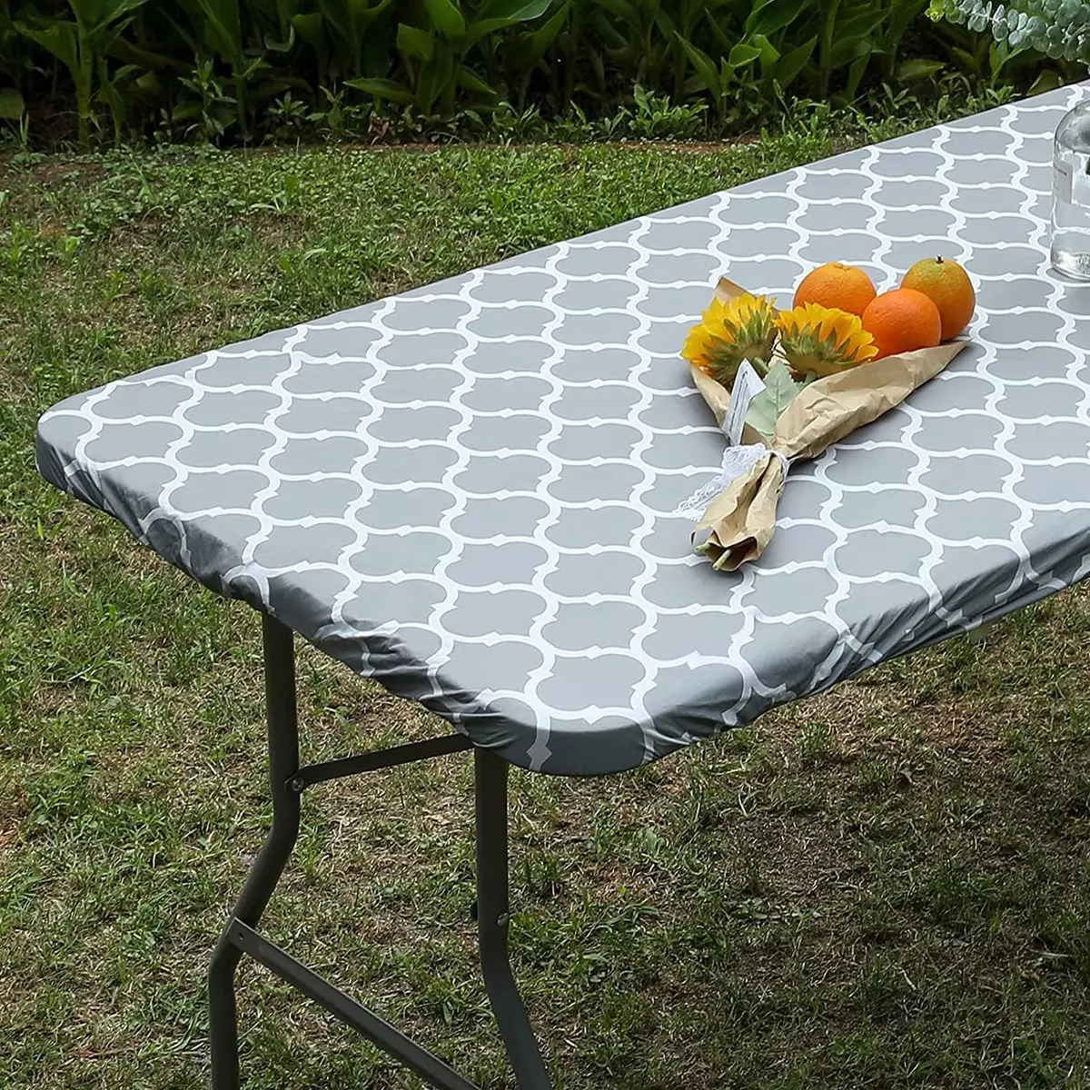 Rectangular vinyl tablecloth deals