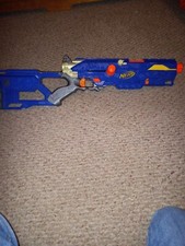 Nerf N-Strike Longstrike CS-6 Dart Blaster Without Clip Tested And Works Fine
