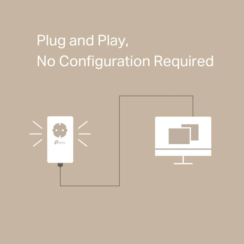 TP-LINK TL-PA7017P KIT PowerLine Network Adapter 1000 Mbps Built-in Ethernet Por - Bild 3 von 4