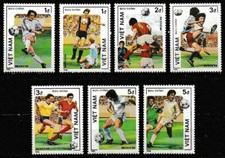 Vietnam 1986 World Cup Soccer Mexico City SC# 1606-1612 MNH Mint/Never Hinged