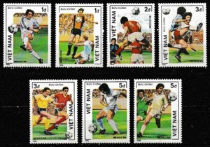 Vietnam 1986 World Cup Soccer Mexico City SC# 1606-1612 MNH Mint/Never Hinged