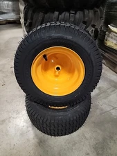 (2) 16X6.50-8 3/4" Turf Saver 2 Ply 431396X421 Wheels & Tires -DK