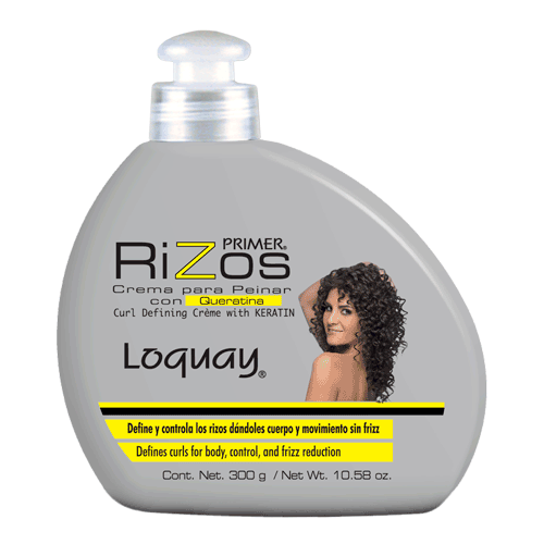 Crema Para Peinar Primer Rizos Con Queratina LOQUAY Curl defining