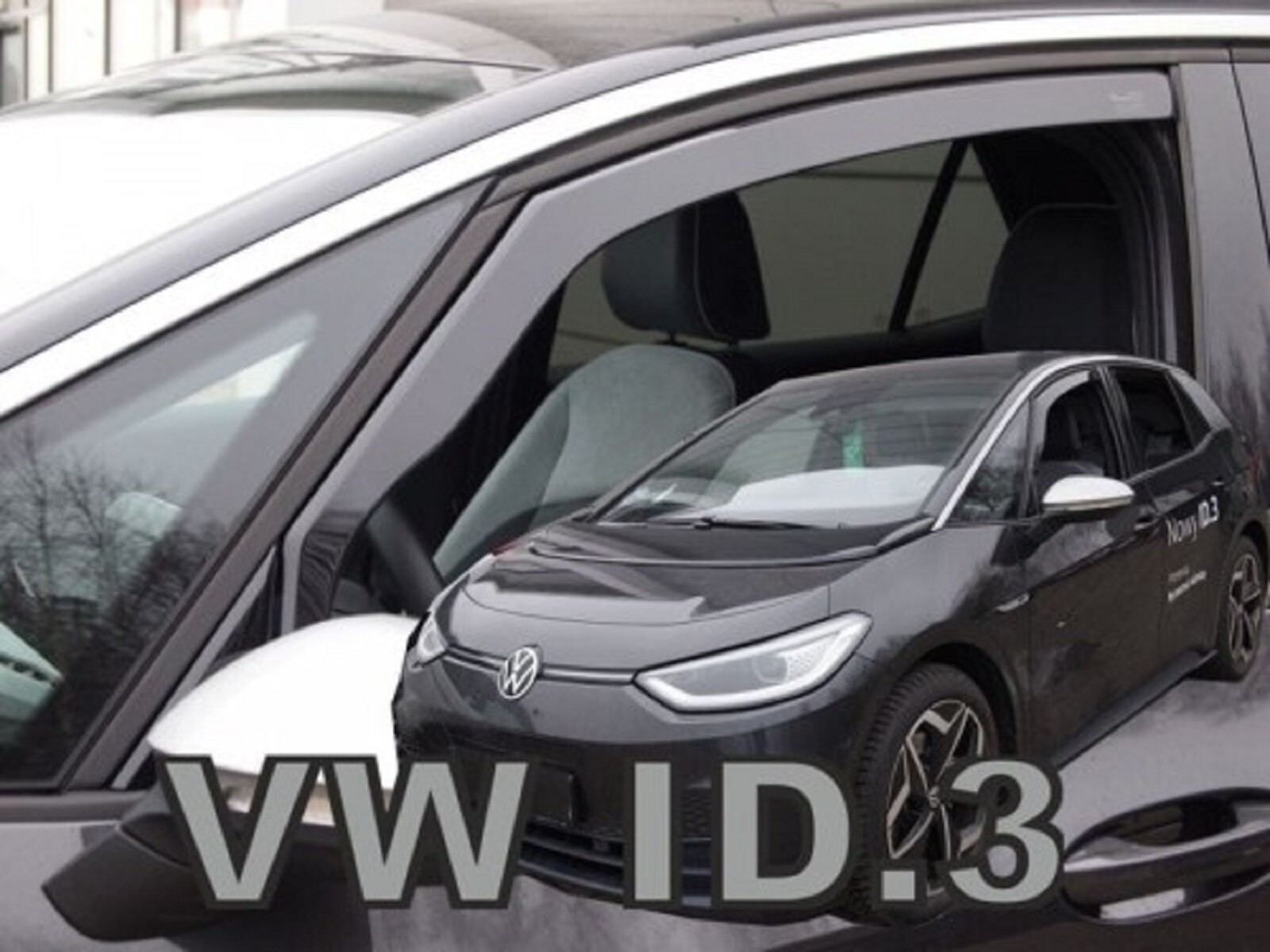 Déflecteurs de vitre haut de gamme HEKO pour Volkswagen Id.3 finition teintée