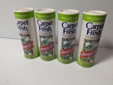 4 Carpet Fresh 14oz Rug and Room Deodorizer with Baking Soda, Honeysuckle