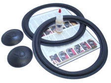 Complete Infinity 12" SM-122 Speaker Repair Kit w/ Logo Caps - 2INF12-comp-01