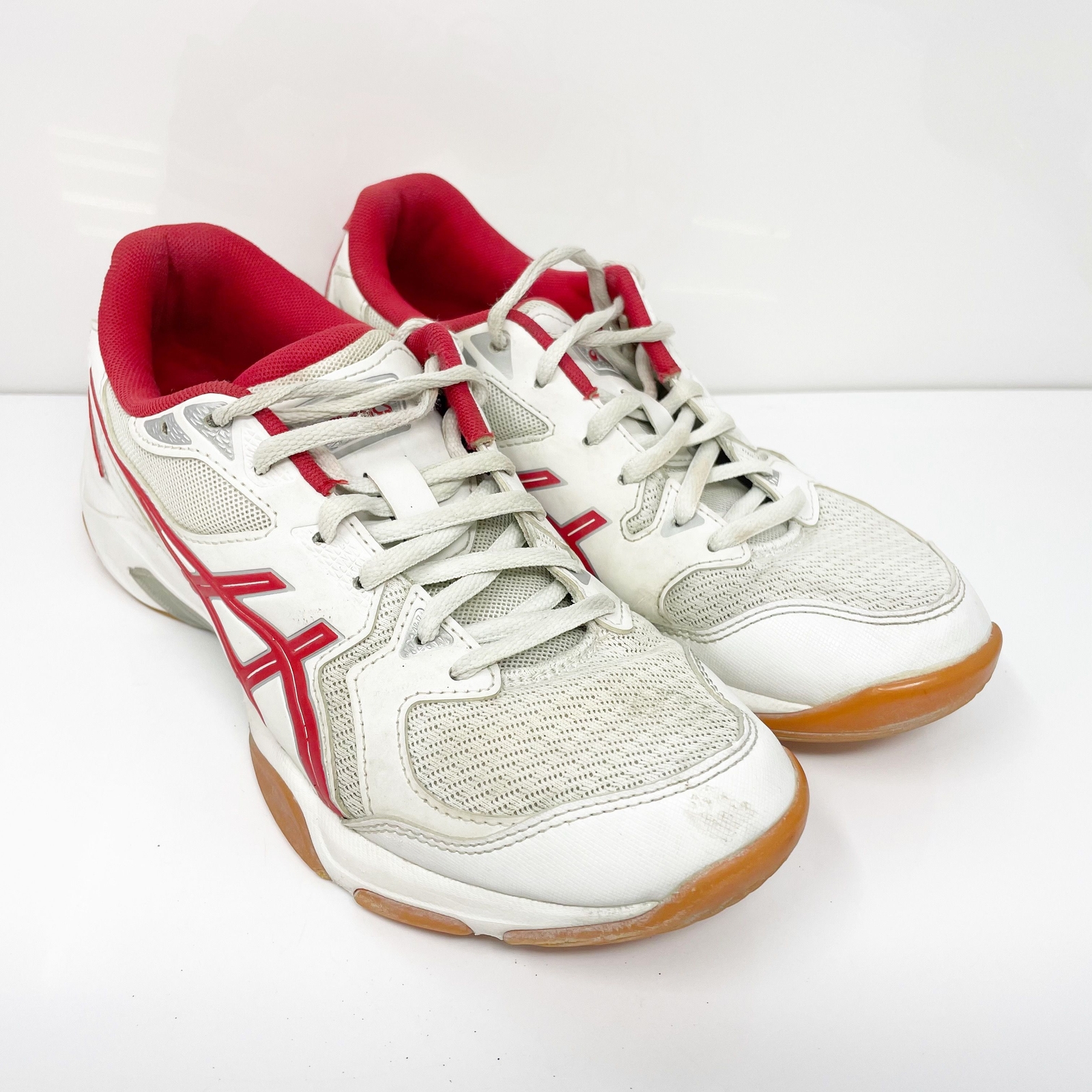Asics Womens Gel Rocket 10 1072A056 White Running Sho… Gem
