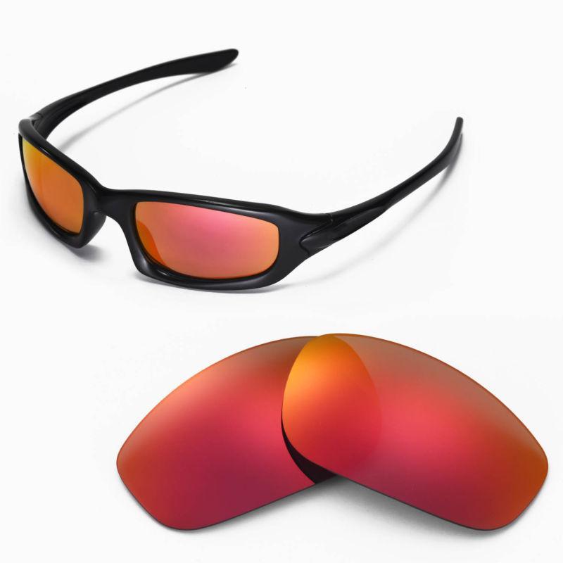 Walleva Replacement Lenses for Oakley Fives 4.0 Sunglasses Multiple