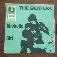 3460 45 giri SOLO COPERTINA THE BEATLES  MICHELLE GIRL  ITALY VG
