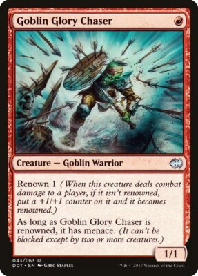 Goblin Glory Chaser [Duel Decks: Merfolk vs. Goblins] Magic MTG
