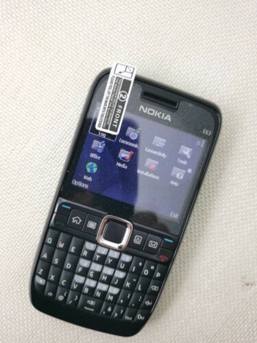 Nokia E Series E63 - BLACK  (Unlocked) Smartphone - Afbeelding 1 van 10