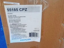 Kichler 55185 CPZ Madden 3 Light 24" Wide Vanity Light Champagne Bronze OPEN BOX