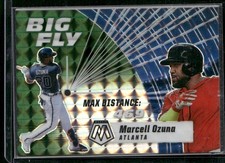 2021 Panini Mosaic #BF3 Marcell Ozuna Big Fly Mosaic Green