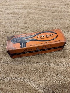 Lyman Ideal No. 310 Reloading Tool Complete With Dies Middlefield CT Made USA