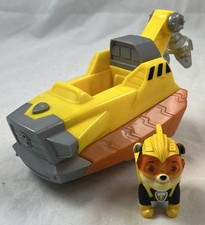 PAW Patrol Mighty Pups Charged Up Rubble Deluxe Fahrzeug Sound Licht Actionfigur