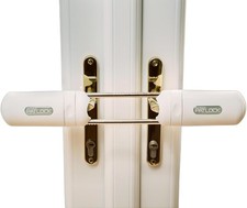 PATLOCK French Door, Patio and Conservatory Security Lock for Double Doors