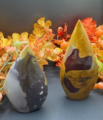1pc Polished Mookaite Jasper Teardrop Freeform Ornament