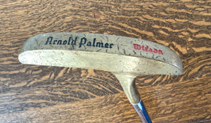 Putter Vintage Wilson Arnold Palmer - Lame 2 Voies, 35 Pouces, Acier