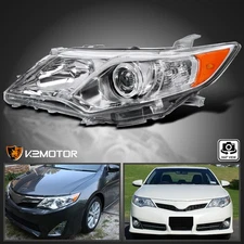 Left Driver Side Fits 2012-2014 Toyota Camry Clear Projector Headlight Headlamp