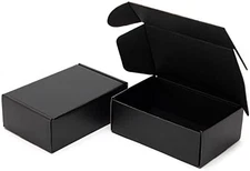 25 Pack Small Black Shipping Boxes