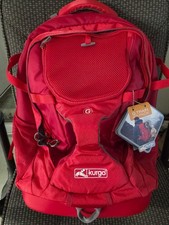 Kurgo G-Train Dog Carrier Backpack Red Travel Hiking Pet Carrier Bag