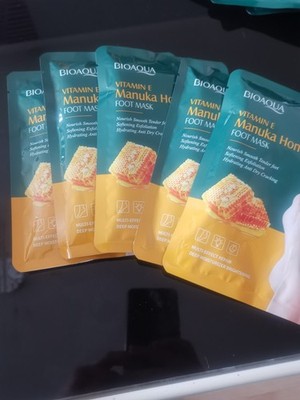 BIOAQUA Vitamin E Manuka Honey Foot Mask Moisturizing Repair (5 Stück )