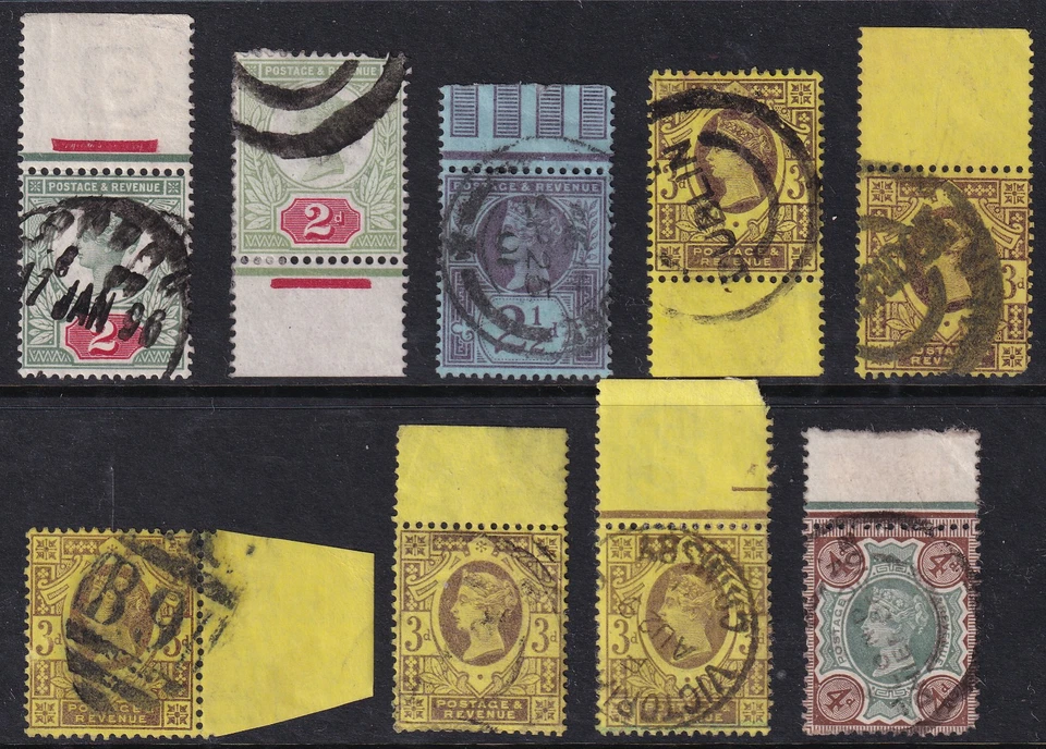 COLECCIÓN JUBILEO 1887 DE MARGINALES USADOS UN LOTE ESCASO Foto 2 de 3