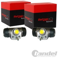 2X Metzger Radbremszylinder 22,22Mm Passend FüR Skoda Favorit Felicia Vw Caddy