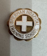 sherman hospital training pin 10k gold 2.74 grams